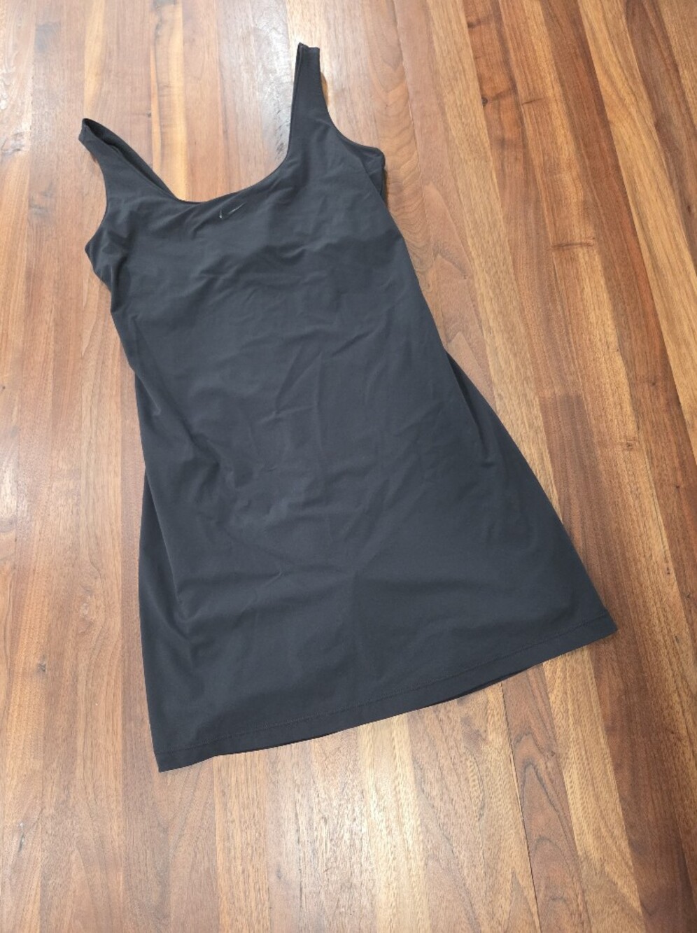 Nike Bliss Luxe Training Dress Pockets Attatched Shorts Black Size XS